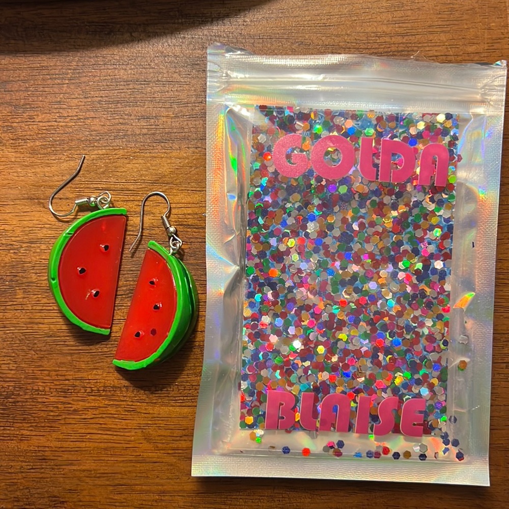 Golda Blaise watermelon earrings